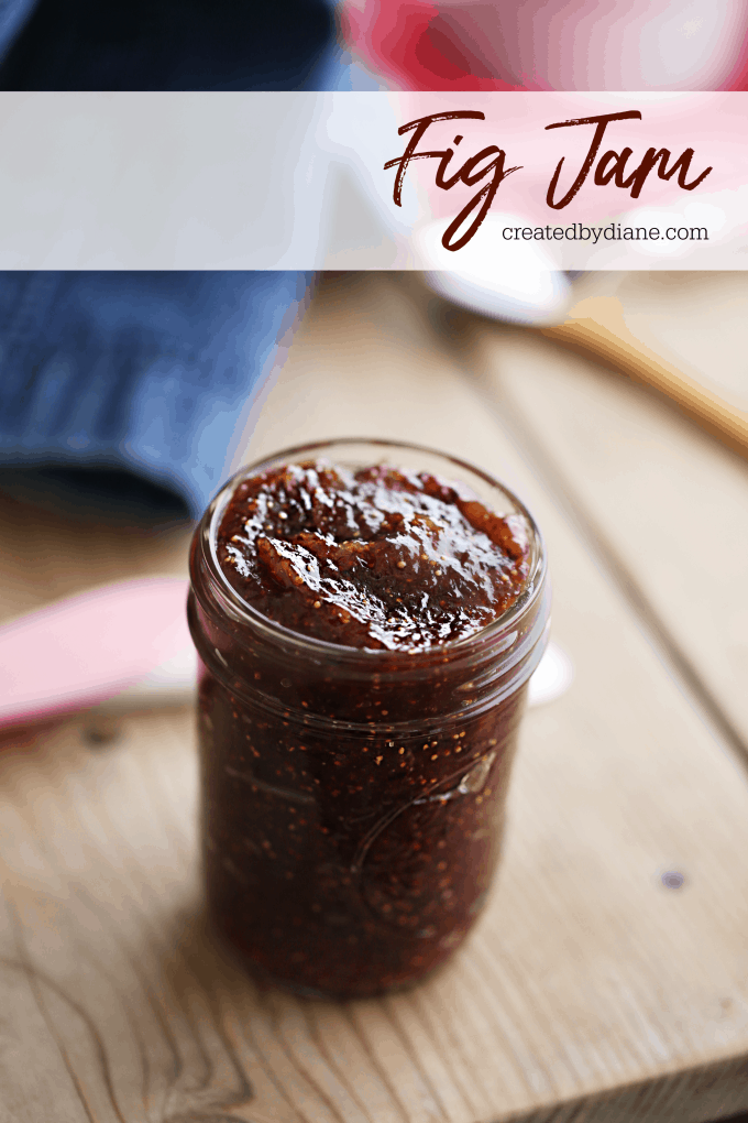 easy fig jam recipe createdbydiane.com