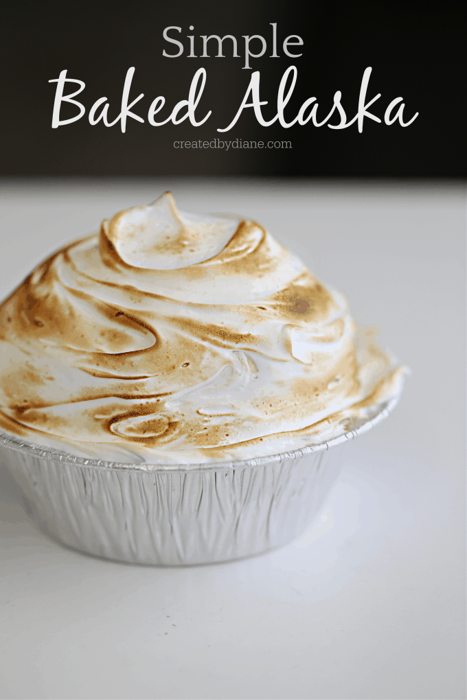 simple baked alaska recipe createdbydiane.com