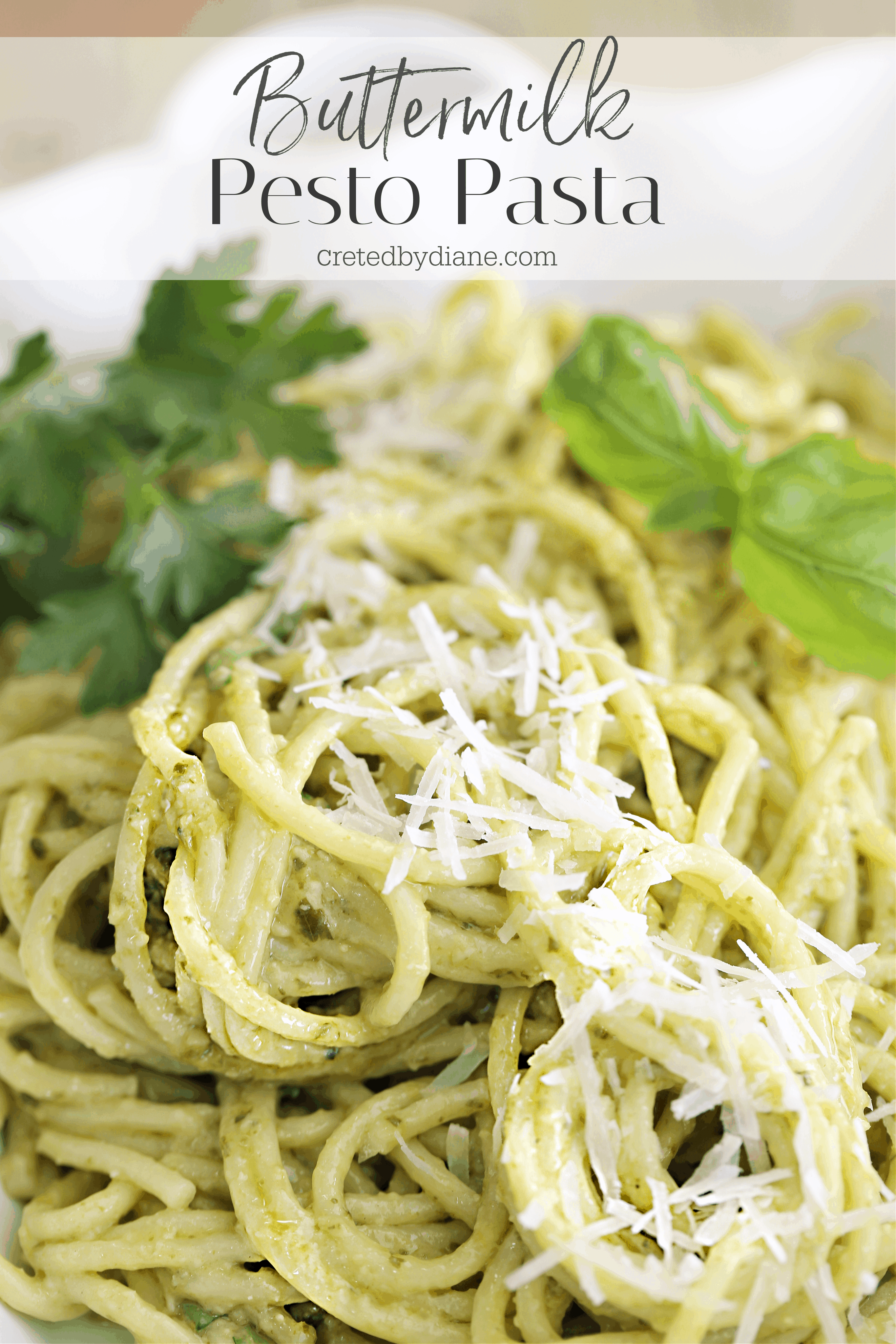 Buttermilk Pesto Pasta Sauce