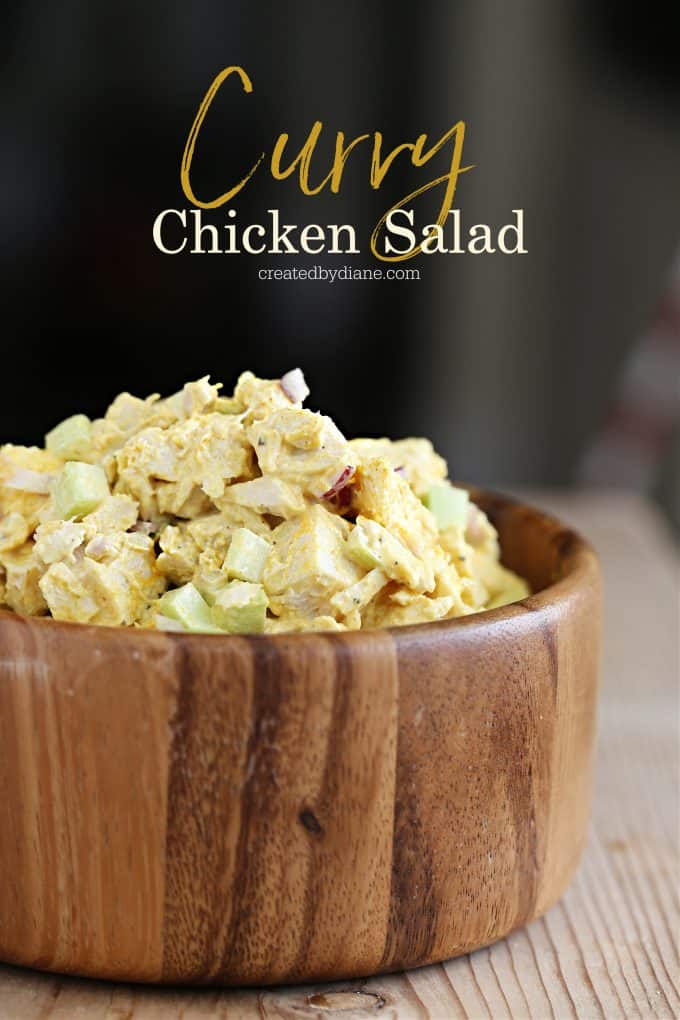 Curry Chicken Salad Recipe createdbydiane.com