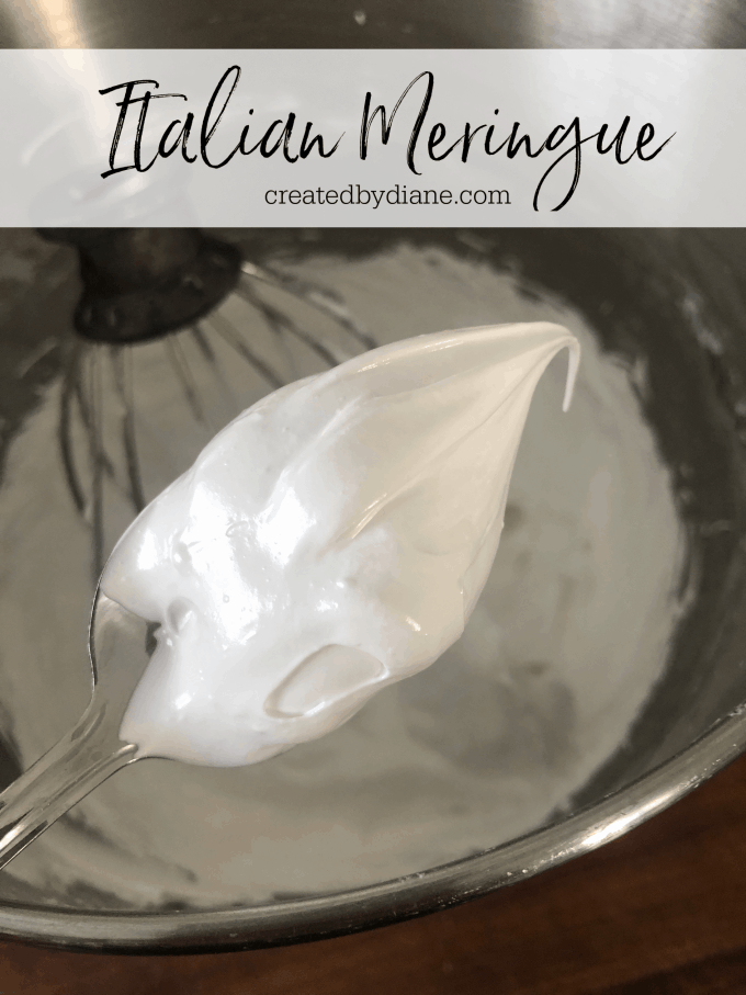 Italian Meringue, silky smooth creamy, thick and delicious, great on s' more desserts, pies, cakes and treats