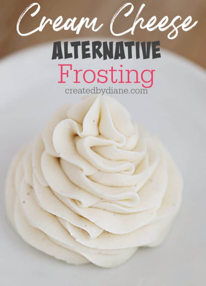 cream cheese alternative frosting recipe