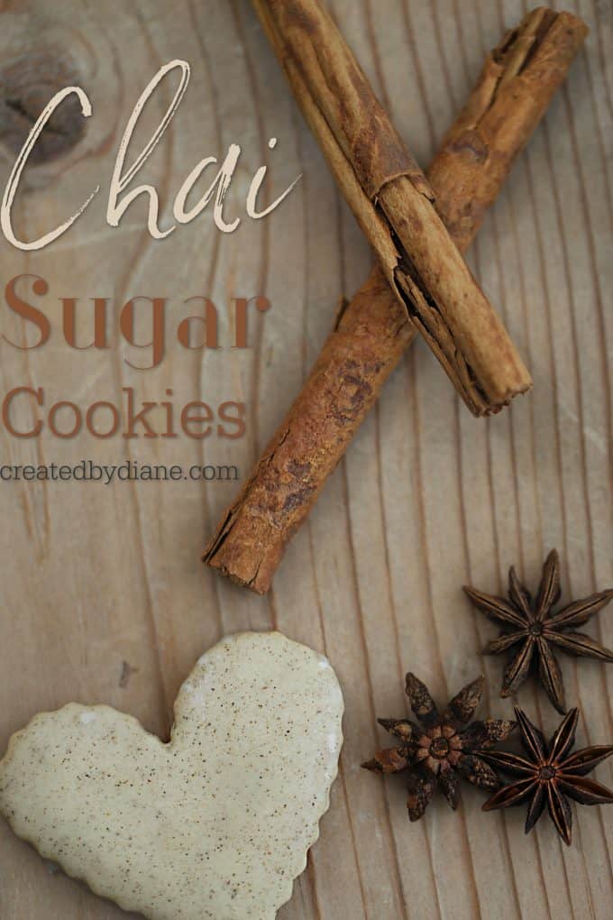 Chai Sugar Cookies easy cut out glazed cookie recipe createdbydiane.com