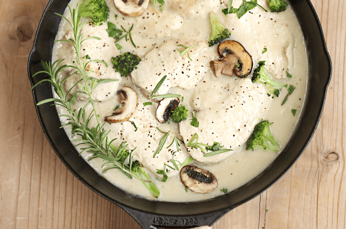 Chicken in Wine Sauce from createdbydiane.com