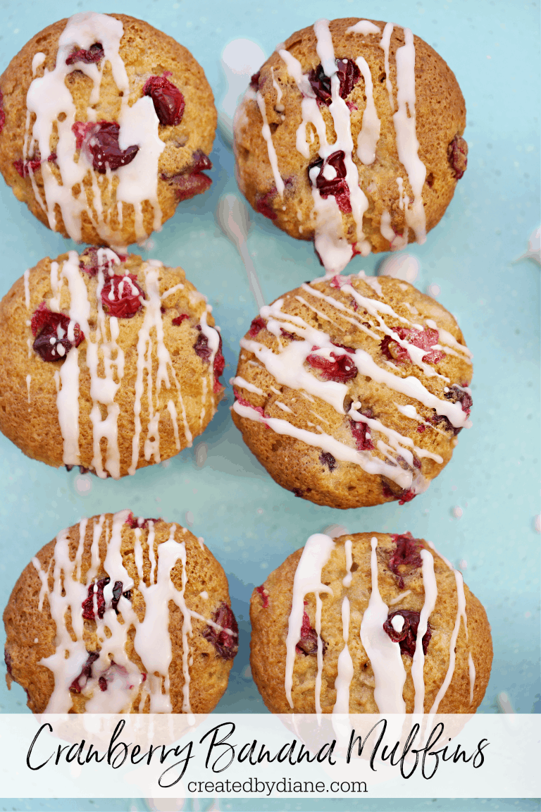 Cranberry Banana Muffins