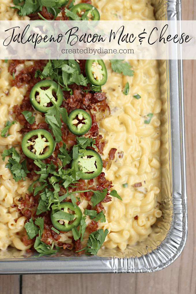 Jalapeno Bacon Mac and Cheese Recipe from CREATEDBYDIANE.COM