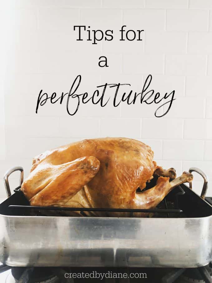 Tips for a perfect turkey from createdbydiane.com