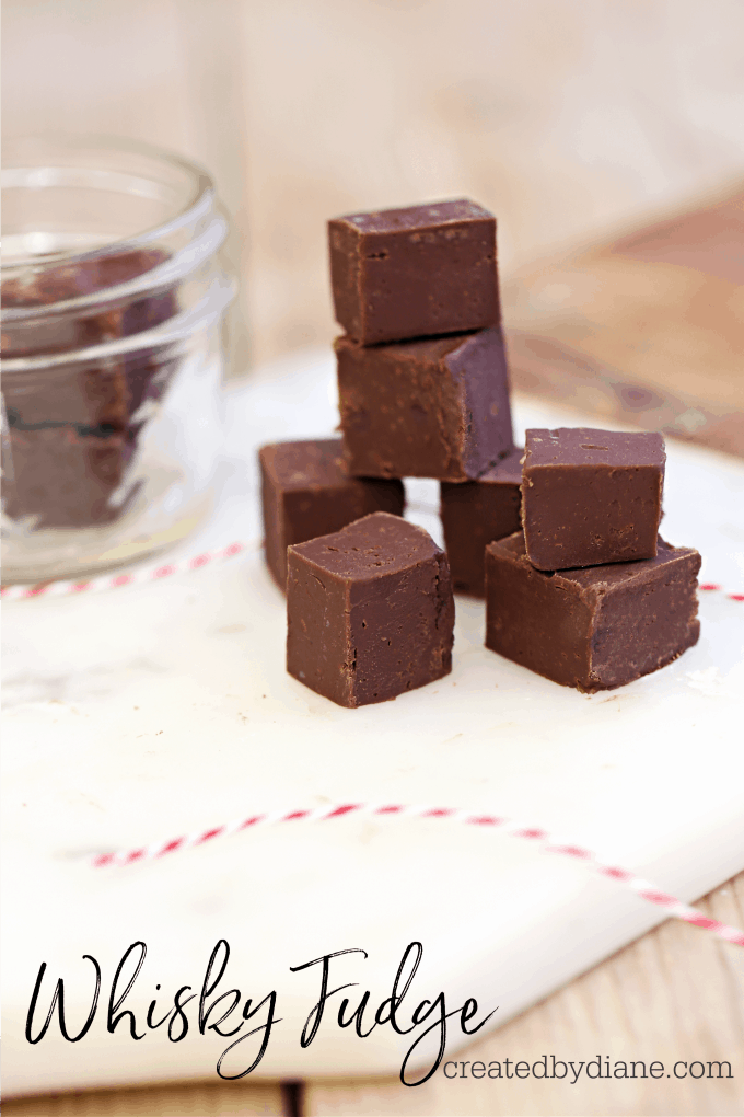 WHISKY FUDGE RECIPE from createdbydiane.com