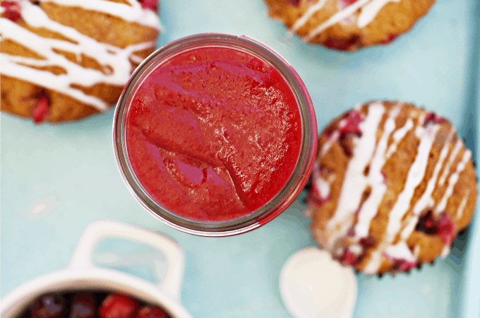 easy Cranberry Curd recipe createdbydiane.com