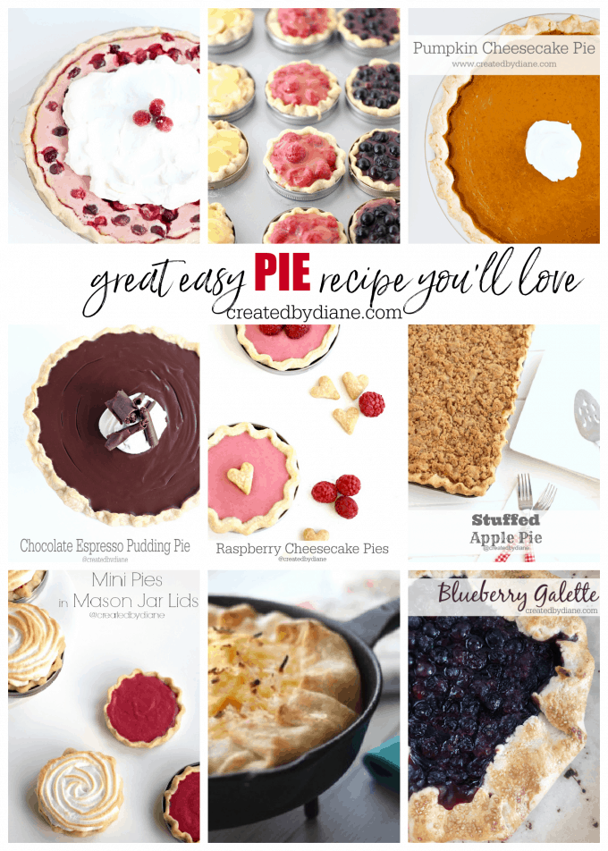 great easy pie recipes you'll love createdbydiane.com