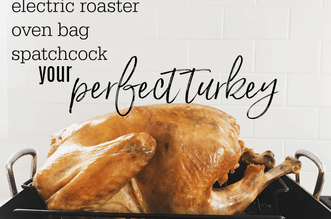 how to defrost roast, fry, oven bag, spatchcock your perfect turkey createdbydiane.com