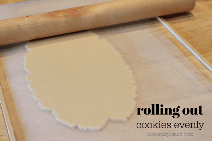 rolling out cookies evenly createdbydiane.com