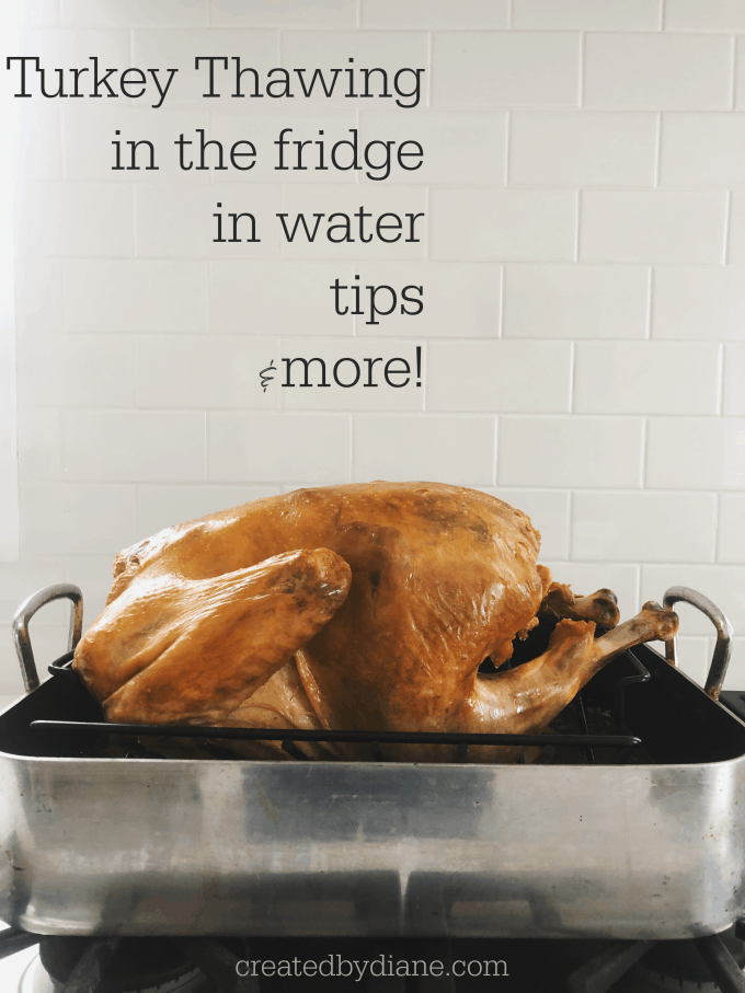 turkey thawing tips and more createdbydiane.com