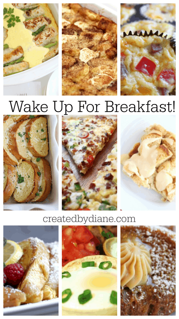 BREAKFAST RECIPES createdbydiane.com