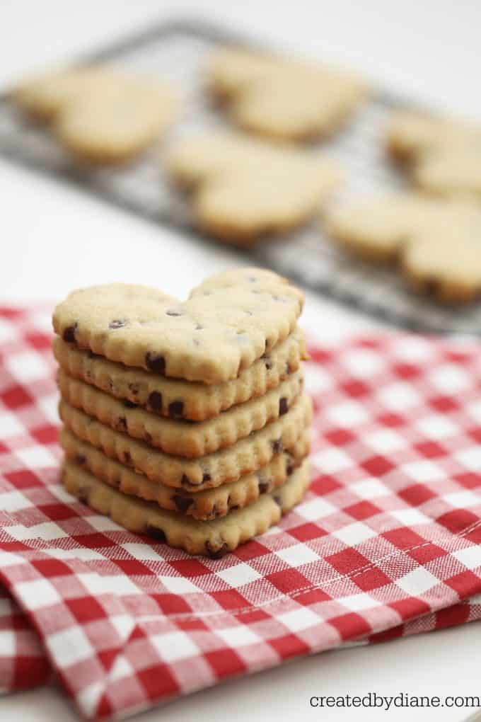 chocolate chip cut out cookies AMAZING createdbydiane.com