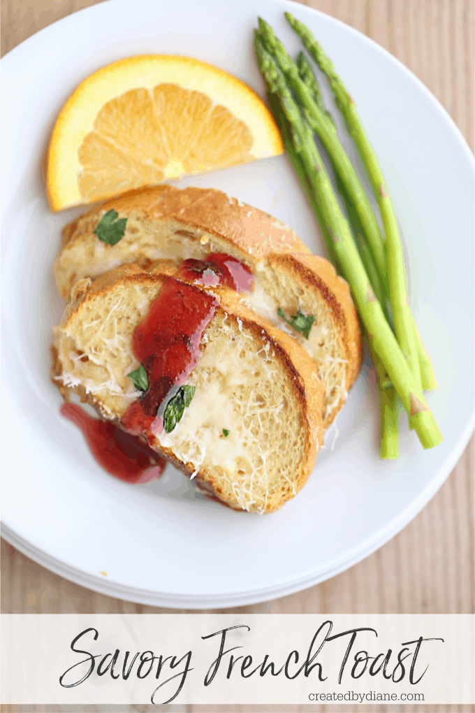 savory french toast recipe from createdbydiane.com