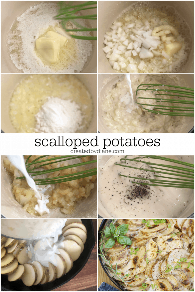scalloped potatoes rustic, easy and so delicious baked to perfection createdbydiane.com