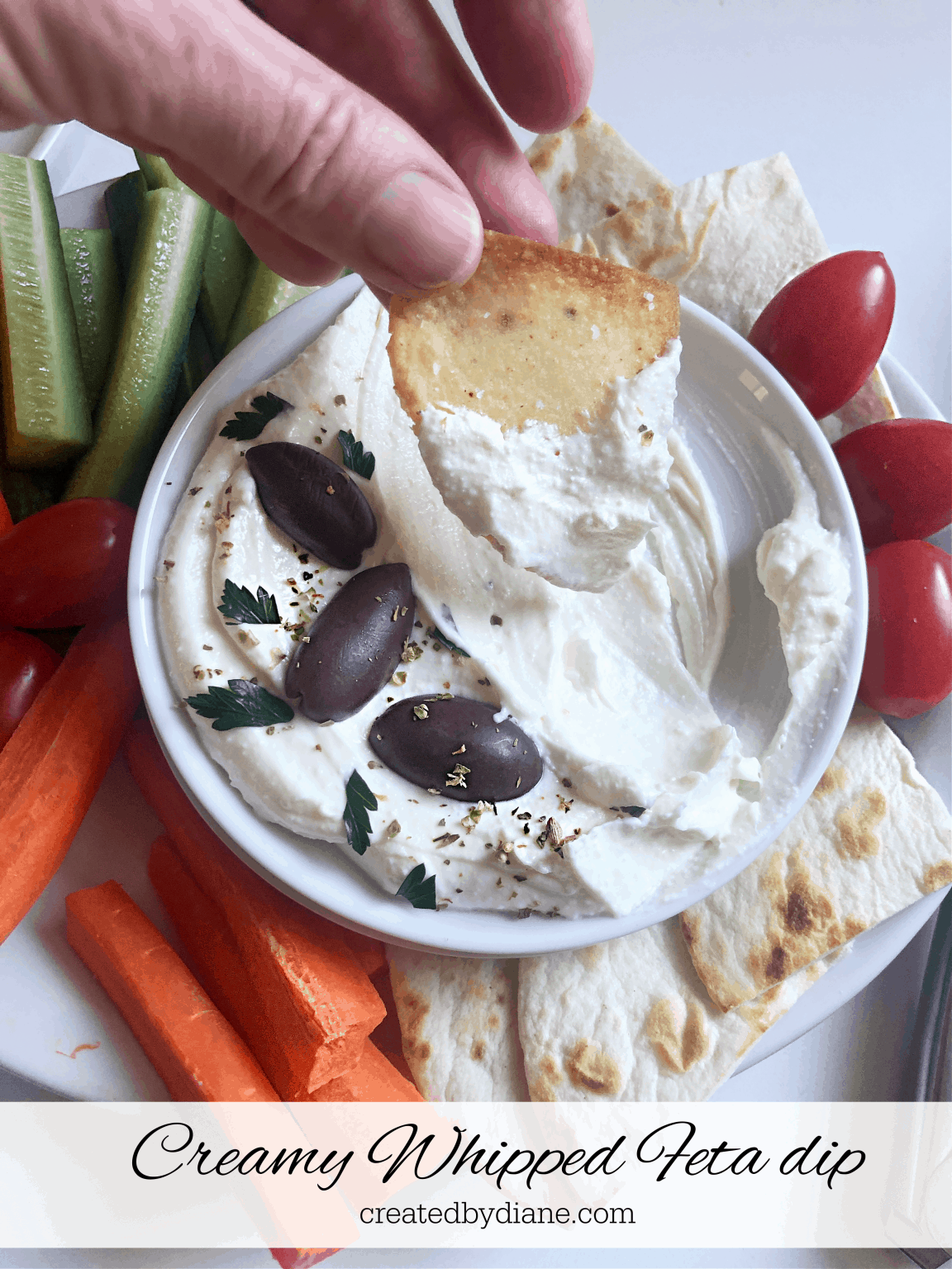 Whipped Feta Cheese Created by Diane