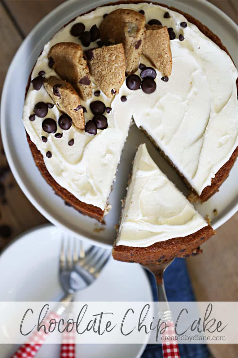 Chocolate Chip Cookie Cake Recipe