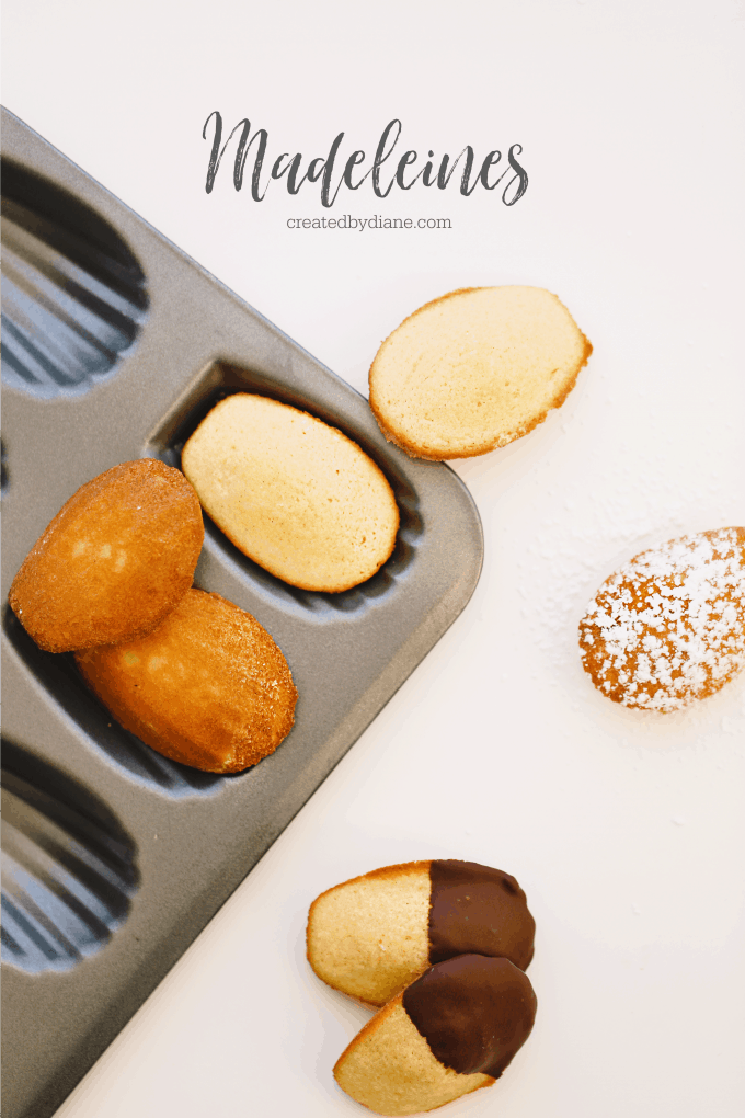 EASY madeleine recipe createdbydiane.com