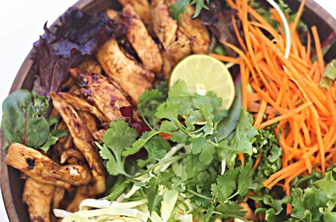 Thai Peanut Chicken Salad recipe createdbydiane.com