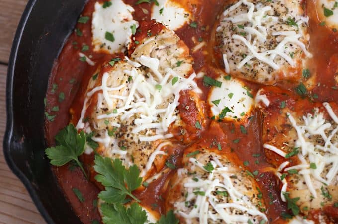 chicken skillet lasagna createdbydiane.com