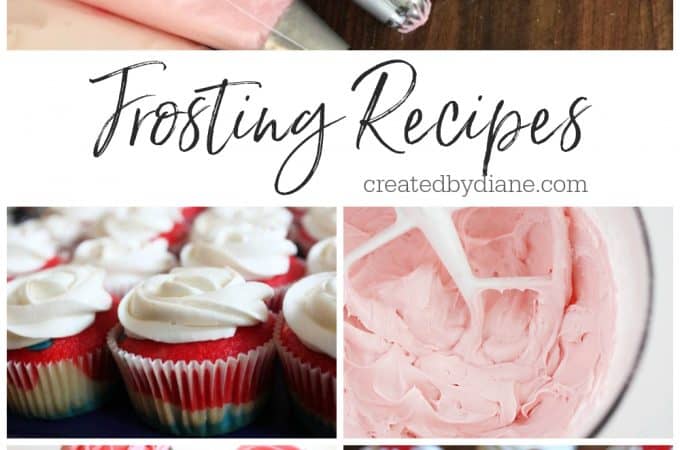 Great Frosting Recipes from createdbydiane.com