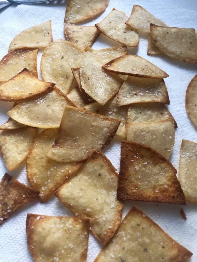 Hot and crispy Tortilla Chips createdbydaine.com