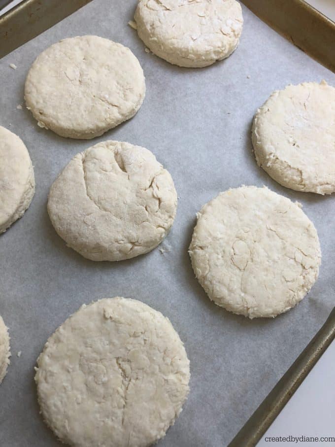 buttermilk biscuits ready to go in the oven createdbydiane.com