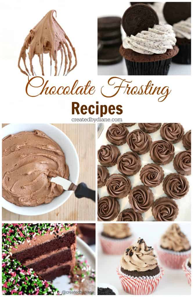 chocolate frosting recipes createdbydiane.com