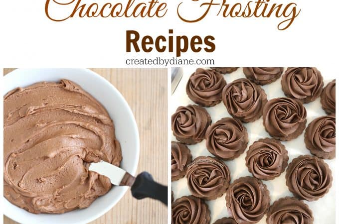chocolate frosting recipes createdbydiane.com