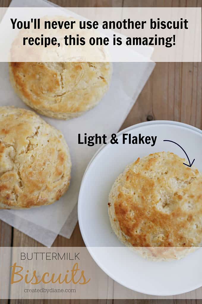 light and fluffy buttermilk biscuit recipe createdbydiane.com