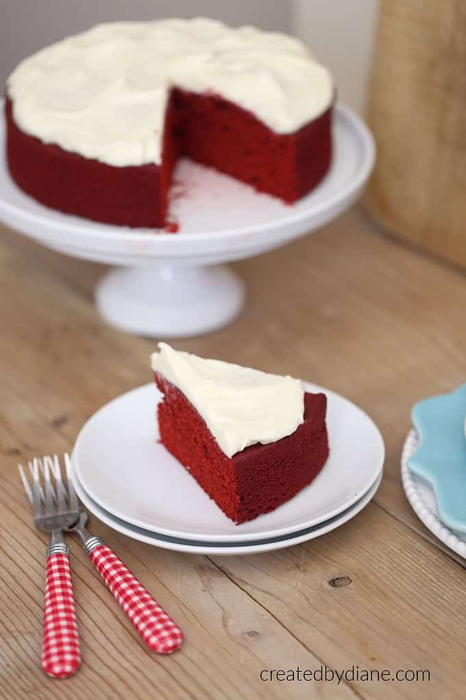 red velvet cake single layer simple cake createdbydiane