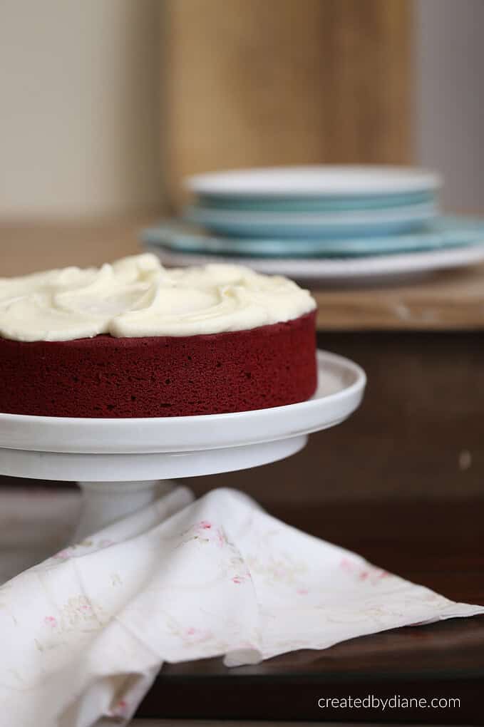 red velvet cake from createdbydiane