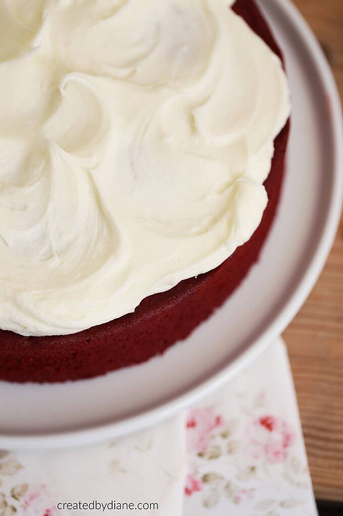 red velvet cake single layer simple cake createdbydiane