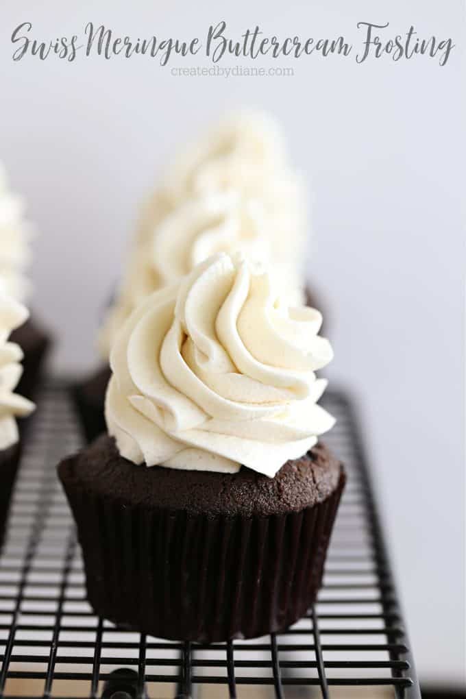 silky smooth and delicious swiss meringue buttercream frosting createdbydiane.com