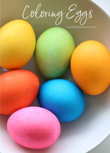 Coloring Eggs | Created by Diane