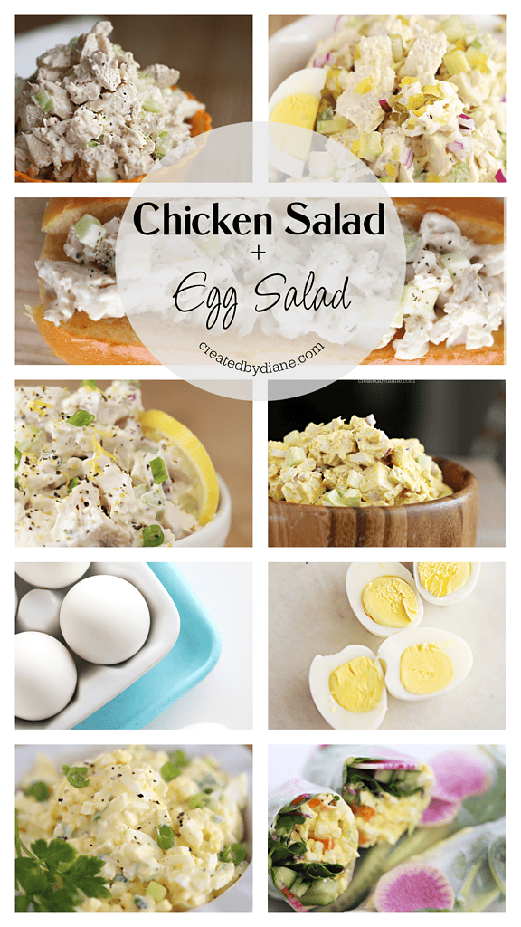 CHICKEN SALAD AND EGG SALAD Createdbydiane