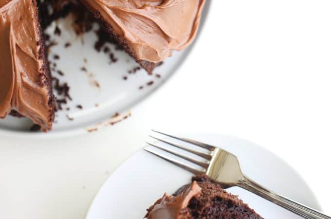 Chocolate Sour Cream Bundt Cake with Chocolate Sour Cream Frosting createdbydiane.com