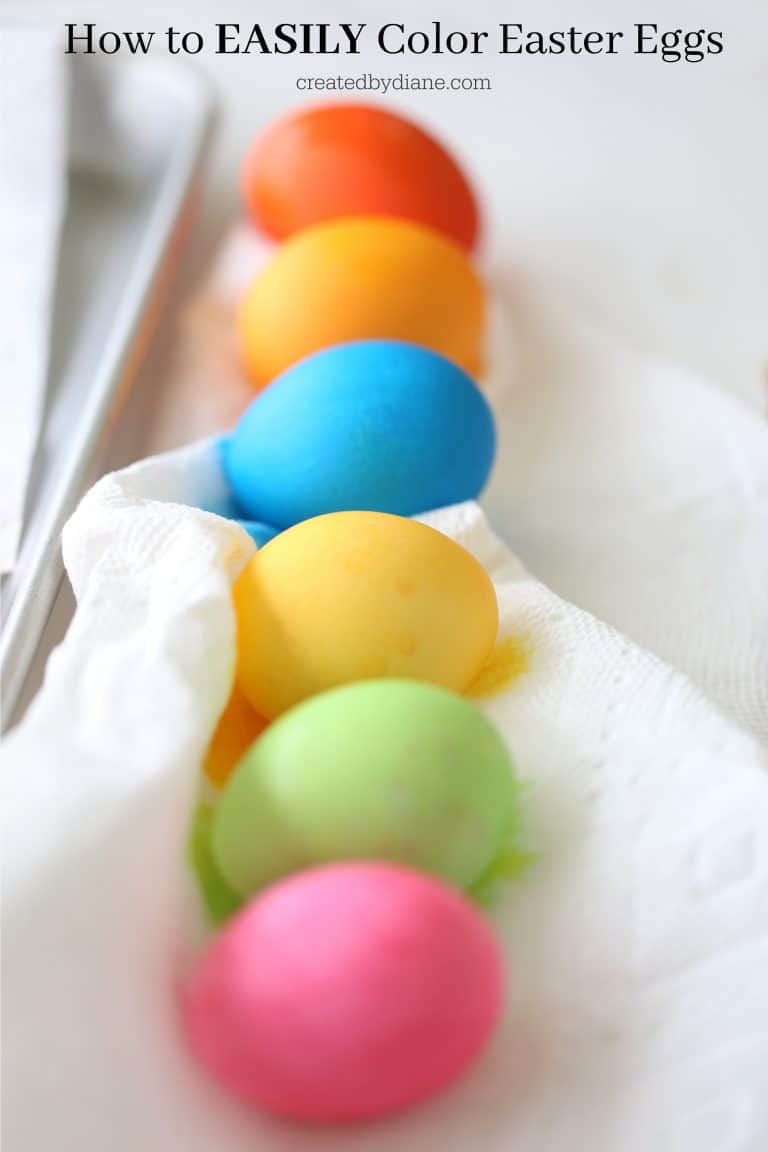 Coloring Eggs | Created by Diane