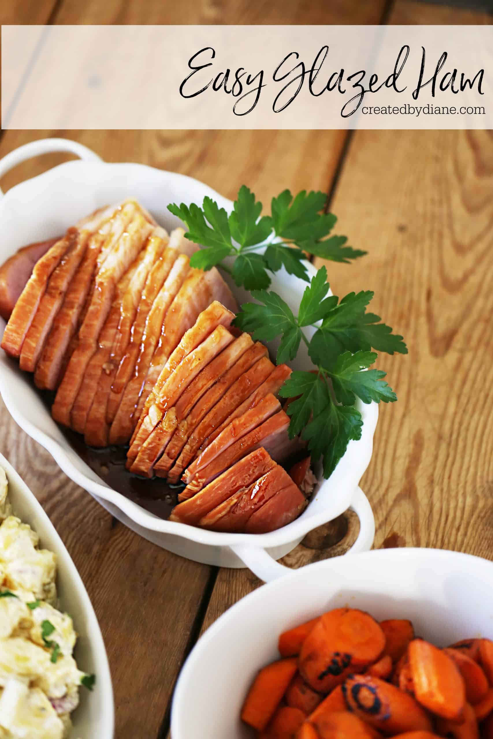 Maple Glazed Ham Created by Diane