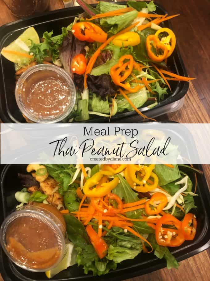 Meal Prep Thai Peanut Salad