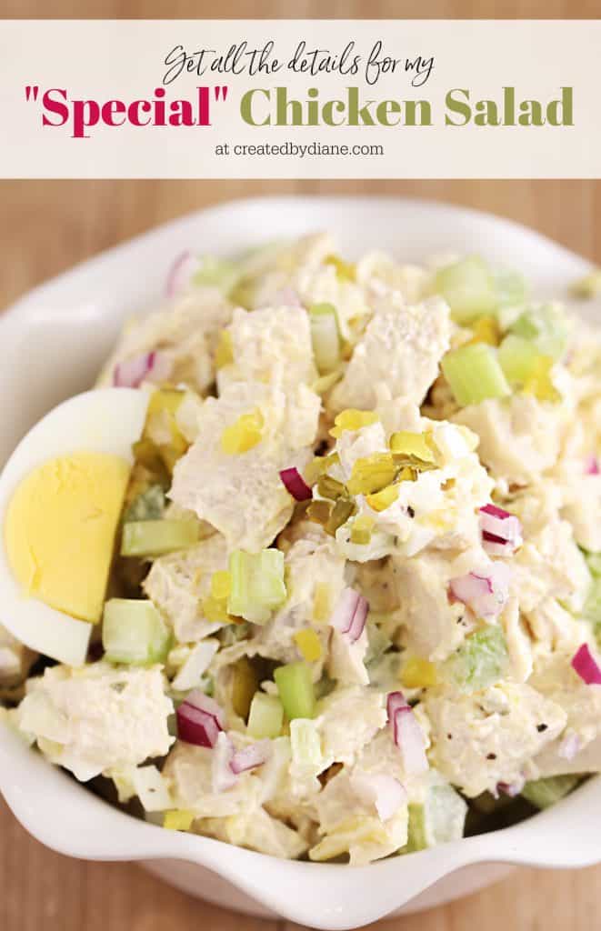 SPECIAL Chicken Salad Recipe Chick Fil A Copycat createdbydiane.com