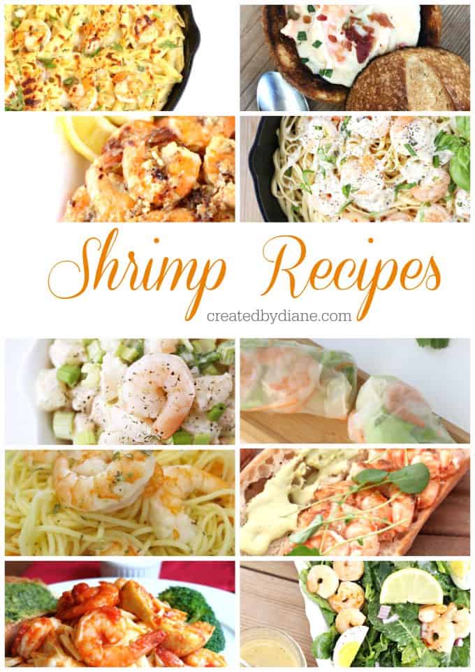 Shrimp Recipes from createdbydiane.com