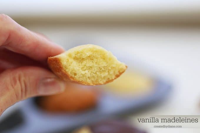 Vanilla Madeleine Recipe from createdbydiane.com