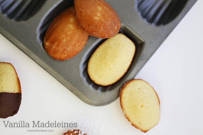 Vanilla Madeleine recipe from createdby-diane.com