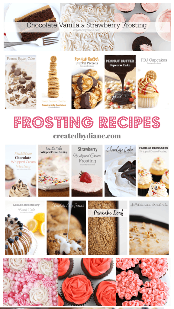 FROSTING RECIPES createdbydiane.com