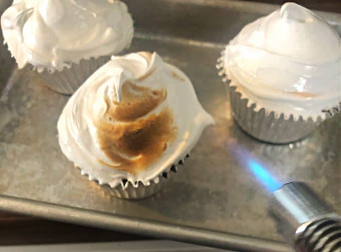 baked alaska made in mini cupcake size createdbydiane.com