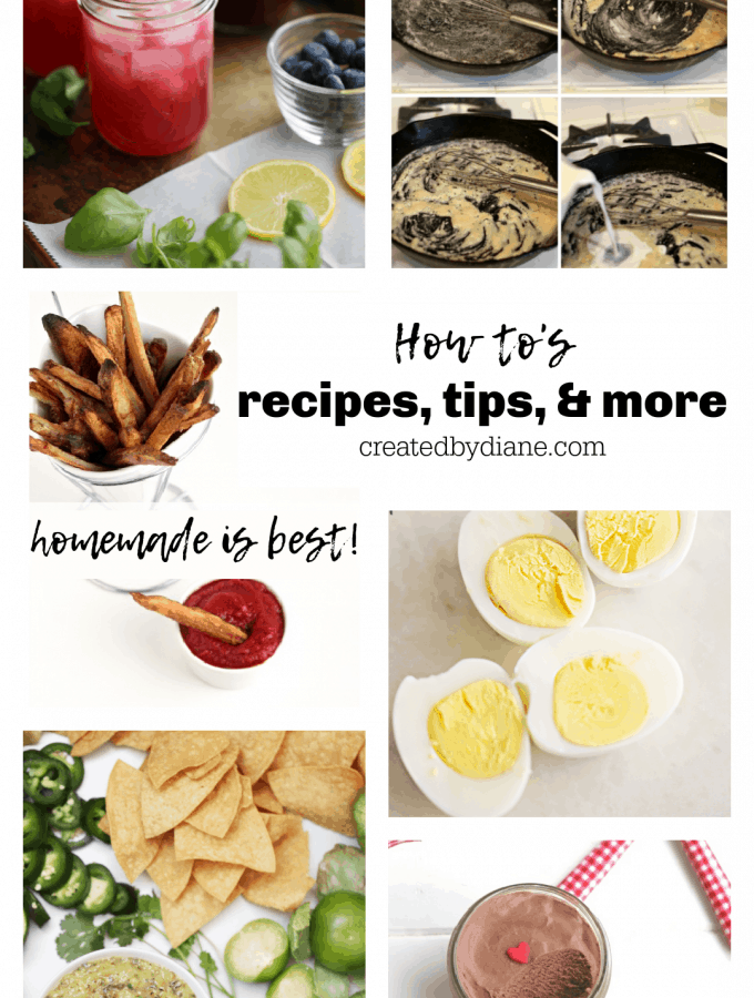 How to makes lots of items, homemade is BEST createdbydiane.com