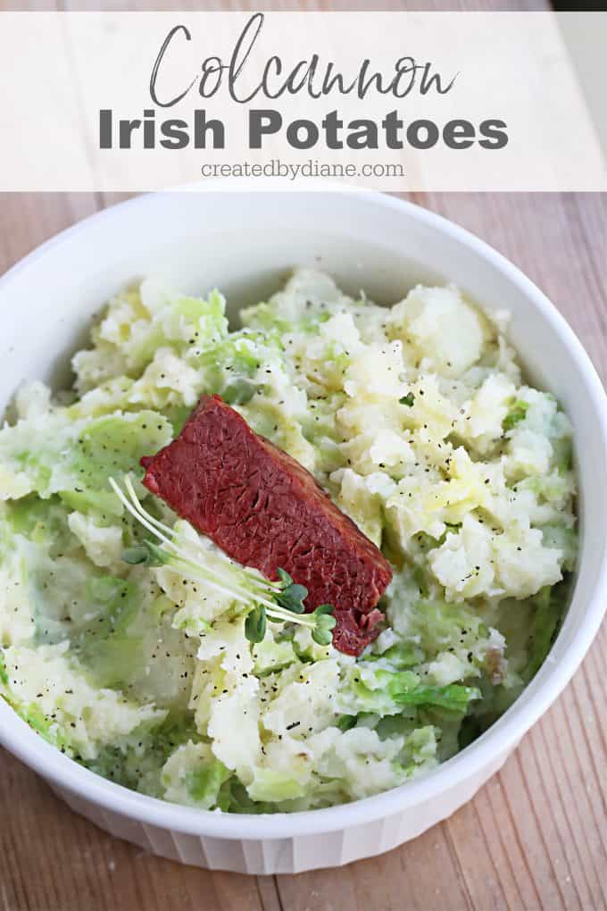 Colcannon IRISH POTATOES createdbydiane.com